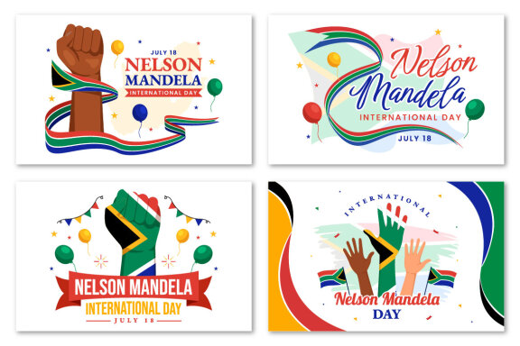 16 Nelson Mandela International Day Illustration