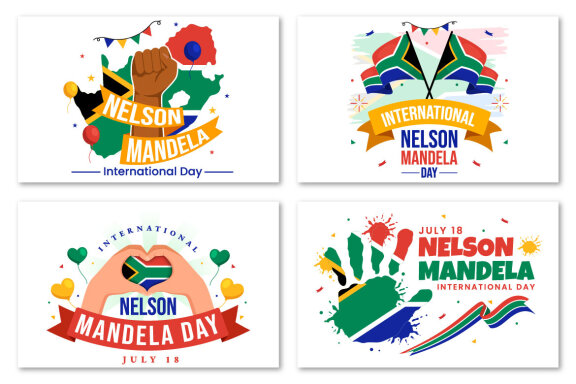 16 Nelson Mandela International Day Illustration