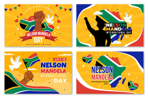 16 Nelson Mandela International Day Illustration