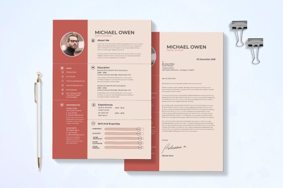 Modern Resume & Cover Letter Template