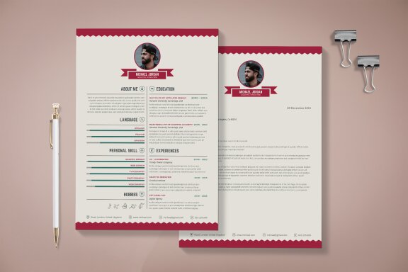 Vintage Resume & Cover Letter Template