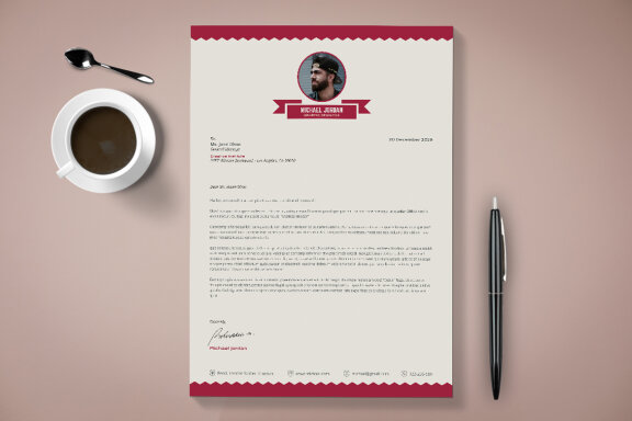 Vintage Resume & Cover Letter Template