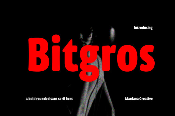 Bitgros Bold Rounded Sans FREE Font