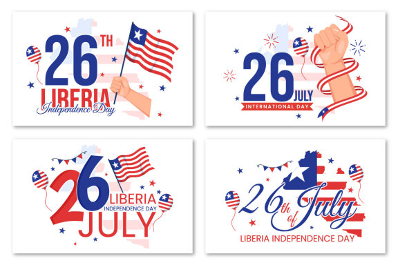 13 Happy Liberia Independence Day Illustration