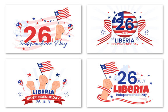13 Happy Liberia Independence Day Illustration