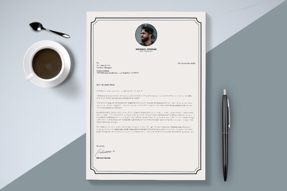 Vintage Resume & Cover Letter Template