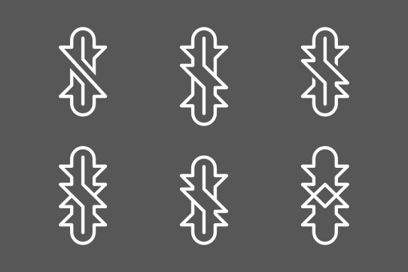 S Arrow line - Free Logo Shapes