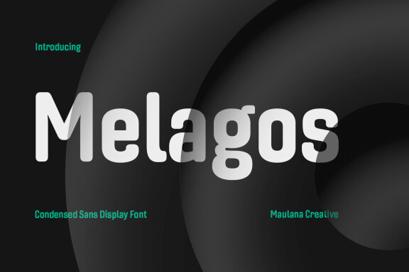 Melagos Condensed Sans Font