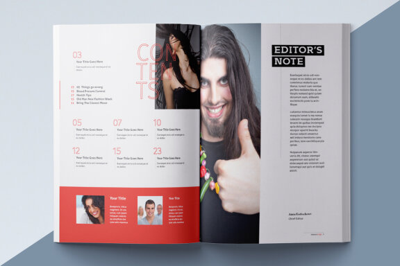 Free Magazine Template