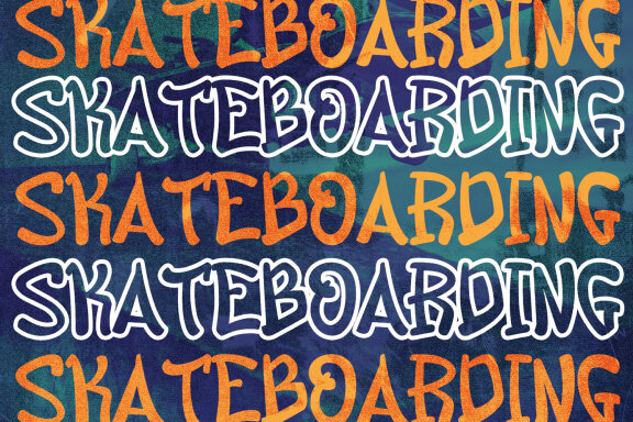 Jump Style Graffiti Display Font