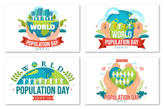 17 World Population Day Illustration