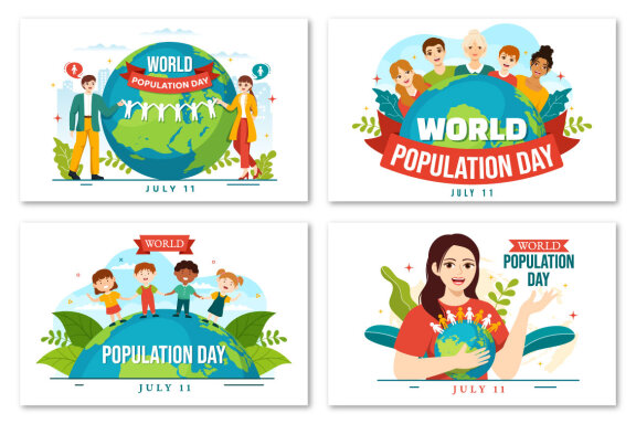 17 World Population Day Illustration
