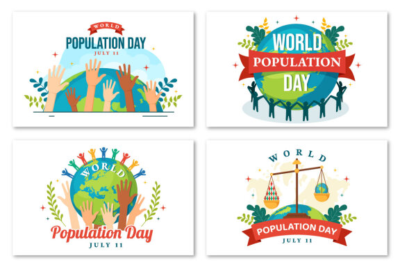 17 World Population Day Illustration