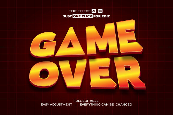 Game Text Effect