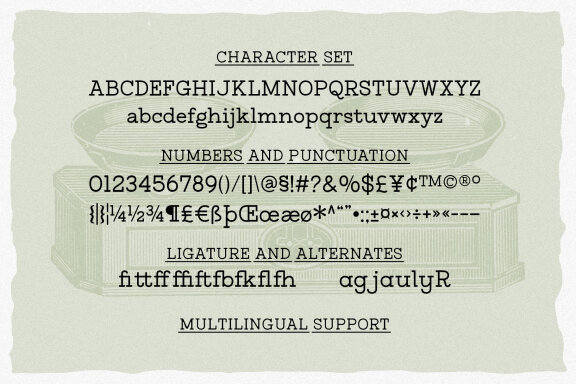Untold History - Typewriter Font Family