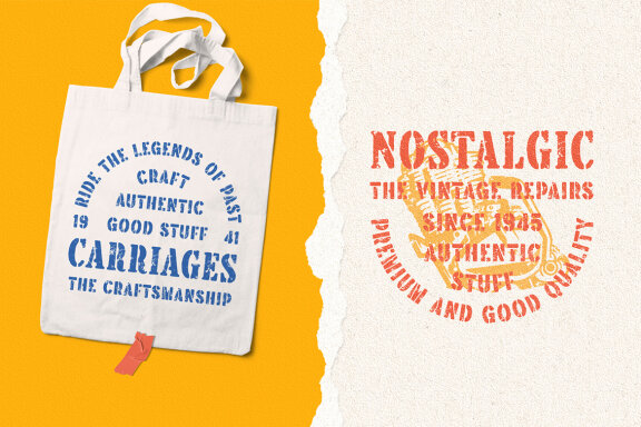 Brother Garage - Display Font Family