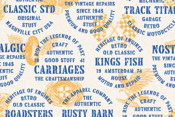 Brother Garage - Display Font Family