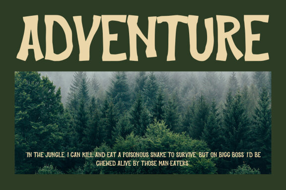 Jungle Hype Display FREE Font