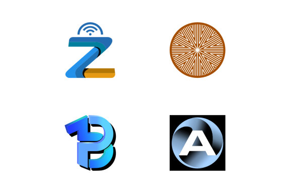 Z bag ornament 3P A - Free Logo Shapes