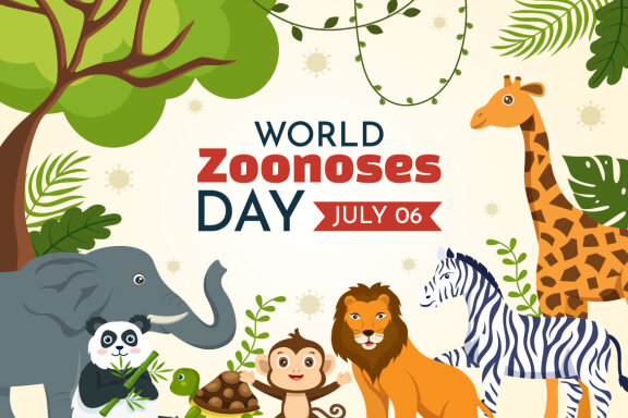 11 World Zoonoses Day Vector Illustration