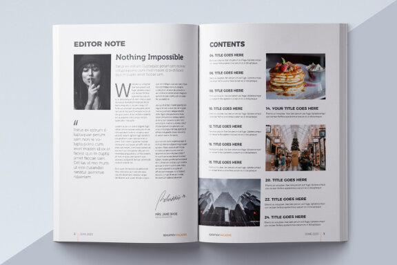 Magazine Template