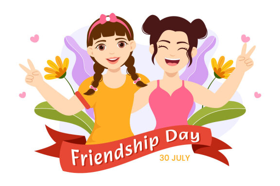 14 Happy Friendship Day FREE Illustrations
