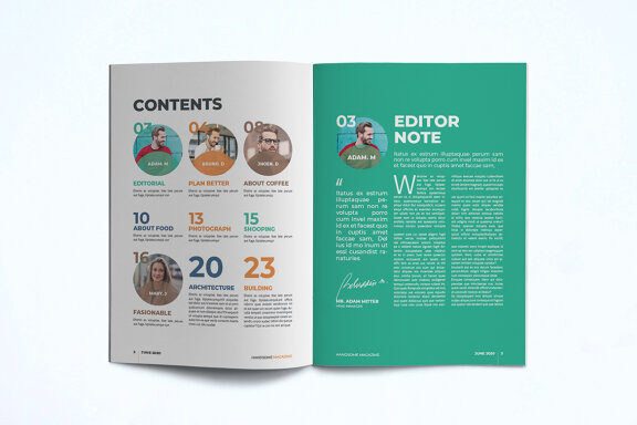 Magazine Template