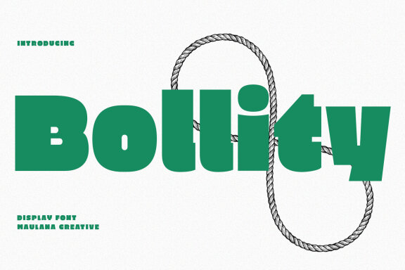 Bollity Heavy Display Font