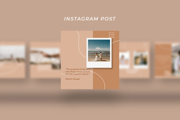 Wedding Photography - Free Instagram Post Templates