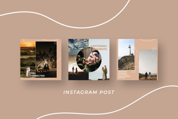 Wedding Photography - Free Instagram Post Templates