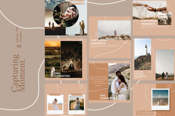 Wedding Photography - Free Instagram Post Templates