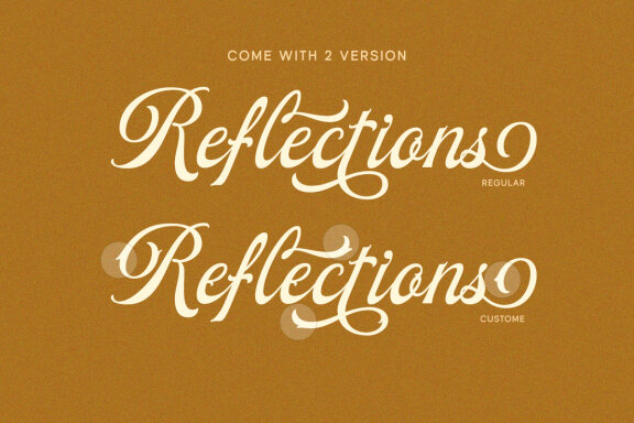 Beauty Reflections – Elegant Script