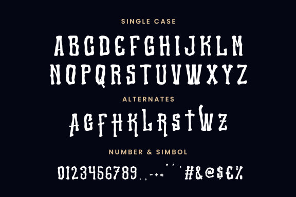 Nighty Night Horror Display Font