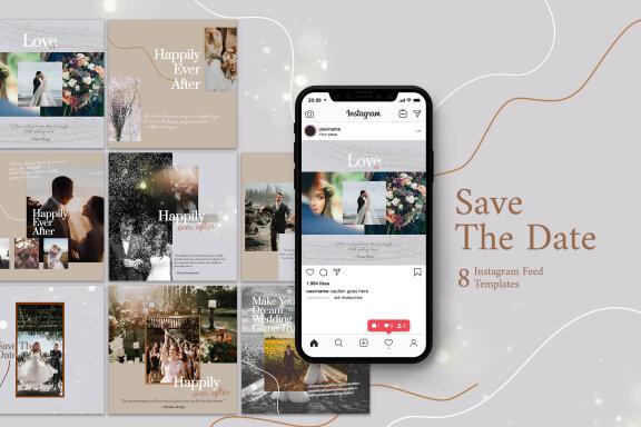 Wedding Photography - Instagram Post Template