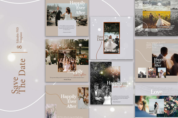 Wedding Photography - Instagram Post Template