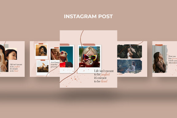 Perfect Life - Free Instagram Post Template