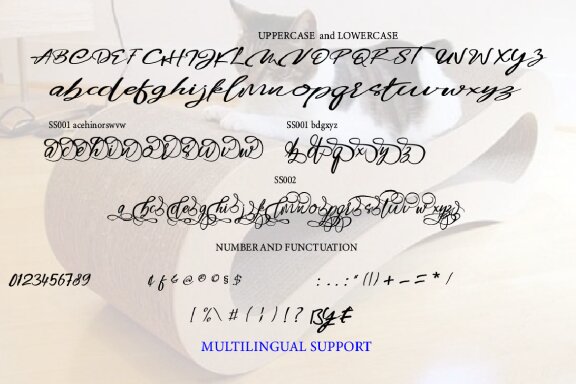 California Signature Font