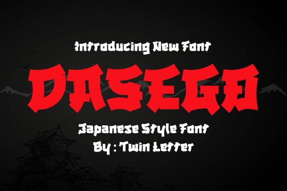 DASEGO Japanese Font
