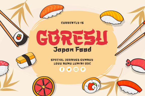 SUJOKA Japanese Style Font