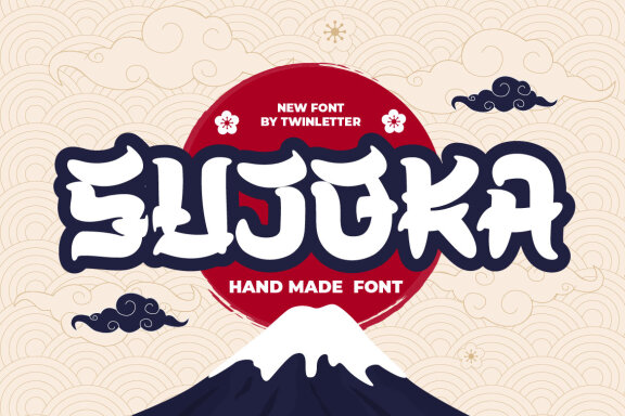 SUJOKA Japanese Style Font