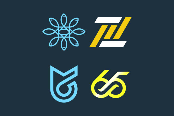65 Fish Ornament Z M - Free Logo Shapes