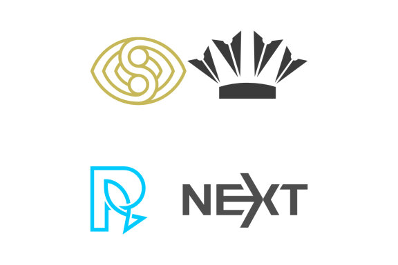 S eye pen crown R fish next - Free Logo Shapes