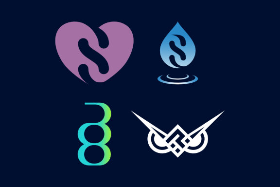 38 S love S drop  7 owl - Free Logo Shapes