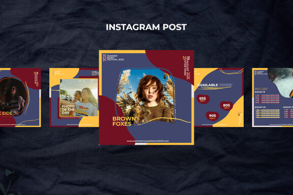 Music Festival - Instagram Post Template