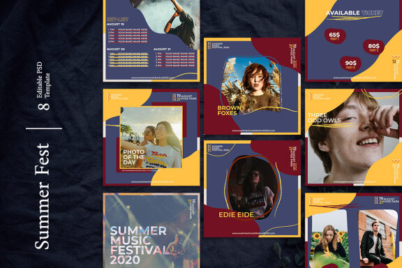 Music Festival - Instagram Post Template