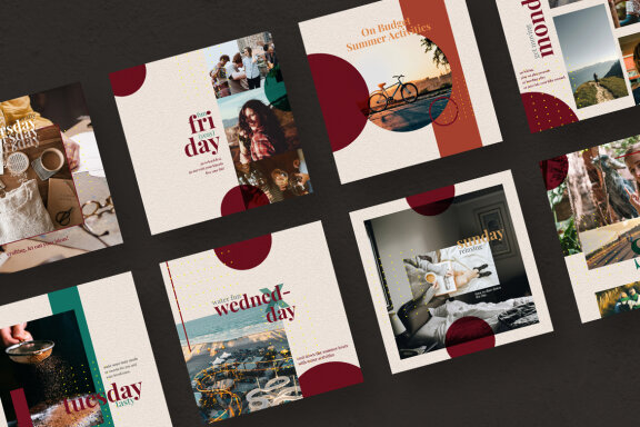 Summer Activities - Instagram Post Template