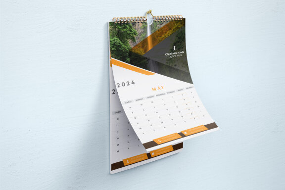 Wall Calendar 2024 Template
