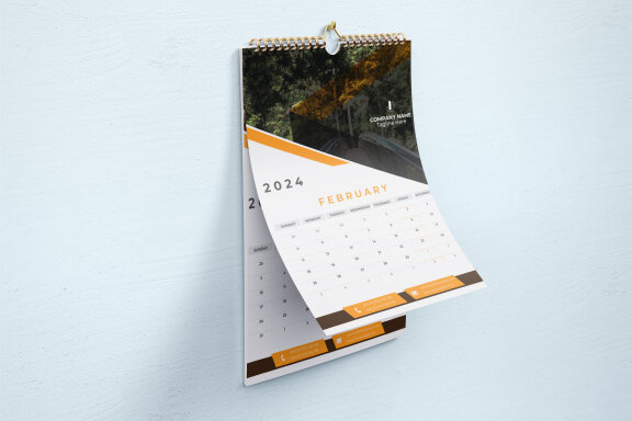 Wall Calendar 2024 Template