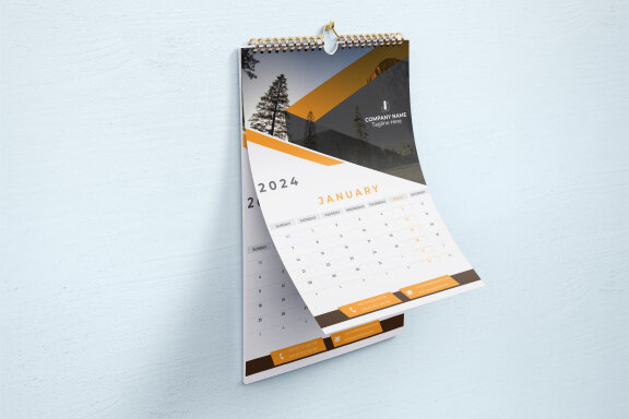 Wall Calendar 2024 Template