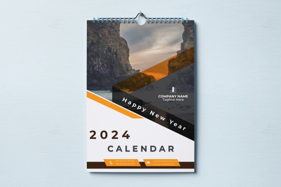 Wall Calendar 2024 Template